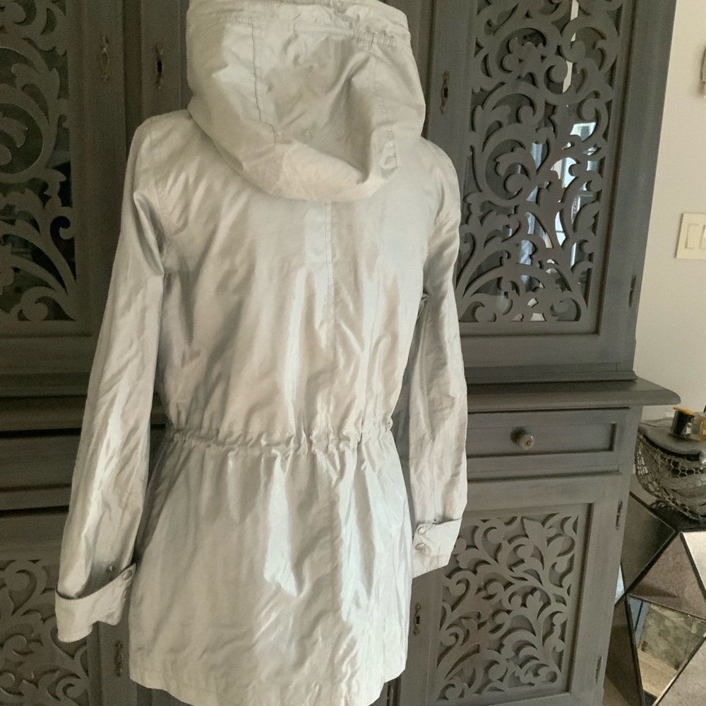 Celine Lightweight Silver Metallic Jacket 40 - image 8